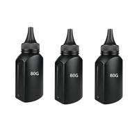 GSwReJ Compatible 80G Toner Powder Q2612A For Laser Printers 1010 1020 1015 1012 3015 Refill Cartridge(3 Bottle)