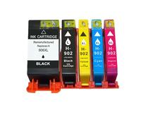 GSwReJ Compatible 902XL Ink Cartridges For Printers Officejet Pro 6950 6958 6960 6962 6968 6961 6963 6964 6966 6970(1big 4small)