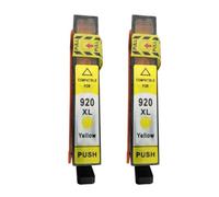 GSwReJ Compatible 920XL Ink Cartridges For Officejet 6500 6500A 6000 7000 7500 7500A E709 E710 Printers(2PK Y)