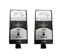GSwReJ Compatible 920XL Ink Cartridges For Officejet 6500 6500A 6000 7000 7500 7500A E709 E710 Printers(2PK BK)