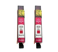 GSwReJ Compatible 920XL Ink Cartridges For Officejet 6500 6500A 6000 7000 7500 7500A E709 E710 Printers(2PK M)