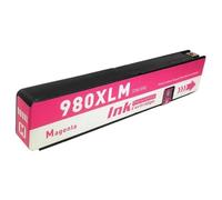GSwReJ Compatible 980 Ink Cartridge For Officejet X585dn X585f X585z X555dn X555xh Printers(1PCS-MAGENTA)