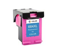GSwReJ Compatible ALIZEO 664 XL Ink Cartridge Replacement For 664XL Deskjet Printers Models 1115 2135 2675 3635 3775 4536 4538 5075(1pcs color)