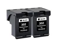GSwReJ Compatible Black 302XL Ink Cartridge For Various Deskjet And Officejet Models Including 1110 2130 1112 3630 3632 3830 3831 3833(2BK)