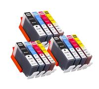 GSwReJ Compatible Black Ink Cartridge For 364 XL For DeskJet 3070A 3520 Photosmart 5510 5520 6510 6520 7510 7520(12PK)