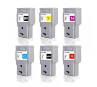 GSwReJ Compatible Color Ink Cartridge Set PFI206 6/8/12 Color For IPF6400 IPF6450 IPF6400S IPF6450S IPF6400SE(PFI-206-6Color)