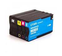 GSwReJ Compatible Color Ink Cartridges For OfficeJet Pro 9010 9015 963XL 967XL Series 4 Pack(1Set)