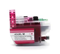 GSwReJ Compatible Dye Ink Cartridges For HL-JF1 MFC-J4335DW MFC-J4345DW MFC-J4535DW MFC-J5855DW MFC-J5955DW Printers LC406XL(Magenta)