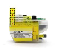 GSwReJ Compatible Dye Ink Cartridges For MFC Printers LC401XL Series MFCJ1010DW MFCJ1012DW MFCJ1170DW(Yellow)