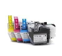 GSwReJ Compatible Dye Ink Cartridges For MFC Printers LC401XL Series MFCJ1010DW MFCJ1012DW MFCJ1170DW(1set)