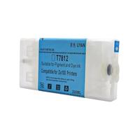 GSwReJ Compatible Empty Refill Cartridges T7811-T7816 With Chips For Frontier-S DX-100 Fuji DX100 Printer(T7812-C)