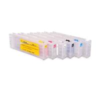 GSwReJ Compatible Empty Refillable Cartridges For EPN F2000 F2100 F2130 F2140 F2150 F2160 Printers With Chip T7251 T7252 T7253 T7254 T725A(6PCS 1K 1C 1M 1Y 2WT)