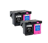 GSwReJ Compatible Ink Cartridge 301XL For Various Printers Including Deskjet 1000 1050 2000 2050 2510 3050 4500 4630 5530 2540(2 Black 2 Color)
