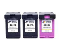GSwReJ Compatible Ink Cartridge 303 303 303XL For Use With 6220 6222 6230 6234 6252 6255 7120 7130 7132 7155 Printers(2BK 1COLOR)