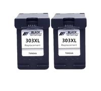 GSwReJ Compatible Ink Cartridge 303 303 303XL For Use With 6220 6222 6230 6234 6252 6255 7120 7130 7132 7155 Printers(2BK)