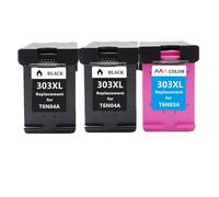 GSwReJ Compatible Ink Cartridge 303XL For 303 Series And Printers Including 6220 6222 6230 6234 6252 6255 7120 7130 7132 7155(2 BK 1 Color)