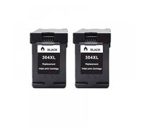 GSwReJ Compatible Ink Cartridge 304XL For Various Printers Including 5000 Series 5010 5012 5014 5020 5030 5032 5034 5052(2 Black)