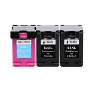GSwReJ Compatible Ink Cartridge 63XL For Deskjet Printers Models 1110 2130 2131 2132 3630 4250 5220 5230 5232 5252(2 Black 1 Color)