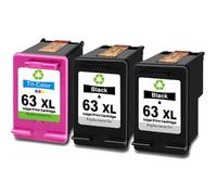 GSwReJ Compatible Ink Cartridge 63XL For Office Jet Models 5220 5230 5232 5252 5255 5258 5264 3830 3831 3832 3833 3834 Pack Of 3