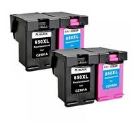 GSwReJ Compatible Ink Cartridge 650XL For Deskjet Printers 1015 1515 2515 2545 2645 3515 4645 Replacement For 650 XL(2 SET)