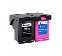 GSwReJ Compatible Ink Cartridge 650XL Replacement For Deskjet 650 Series Including Models 1015 1515 2515 2545 2645 3515 3545 4515 4645(1Black 1Color)