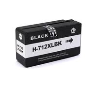 GSwReJ Compatible Ink Cartridge 712 XL For Inkjet Printers T210 T230 T250 T630 T650 Model 3ED71A 3ED67A(1PCS BLACK)