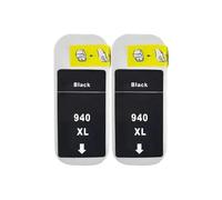 GSwReJ Compatible Ink Cartridge 940XL For Officejet Pro 8000 8500 8500A A809A A909 A910A Printer With Chips Full Ink Capacity(2 Black)