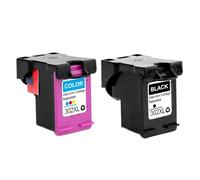 GSwReJ Compatible Ink Cartridge For 302 Series For Use With Officejet 3833 3830 3639 3630 4650 4520 4522 Printers(302-BK CMY)