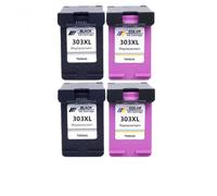GSwReJ Compatible Ink Cartridge For 303 303XL For Series 6220 6222 6230 6234 6252 6255 7120 7130 7132 7155 Printers(2BK 2COLOR)