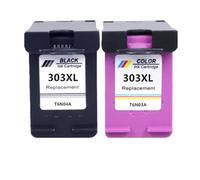 GSwReJ Compatible Ink Cartridge For 303 303XL For Series 6220 6222 6230 6234 6252 6255 7120 7130 7132 7155 Printers(1BK 1COLOR)