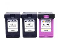 GSwReJ Compatible Ink Cartridge For 303 303XL For Series 6220 6222 6230 6234 6252 6255 7120 7130 7132 7155 Printers(2BK 1COLOR)