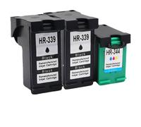 GSwReJ Compatible Ink Cartridge For 339 344 For OfficeJet 7210 7313 7410 Photosmart 2710 8450 Printers(2Pk Black 1Pk Color)