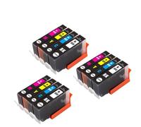 GSwReJ Compatible Ink Cartridge For 655 655XL Fits Deskjet Ink Advantage 5525 6520 6525 3525 4615 4625 Printers(3 Sets(12pcs))