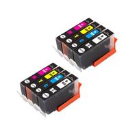 GSwReJ Compatible Ink Cartridge For 655 655XL Fits Deskjet Ink Advantage 5525 6520 6525 3525 4615 4625 Printers(2 Sets(8 pcs))