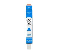 GSwReJ Compatible Ink Cartridge For 655 XL 655XL In Black For Use With Printer Models Advantage 3525 4625 5525 6525 4615 6520(1PC Cyan)