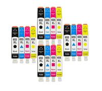GSwReJ Compatible Ink Cartridge For 655 XL With Chip For Use With Deskjet 3525 5525 4615 4625 4525 6520 6525 6625 Printers(4SET)