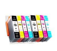 GSwReJ Compatible Ink Cartridge For 655XL Deskjet 3525 5525 4615 4625 4525 6520 6625 Printers(8pcs)