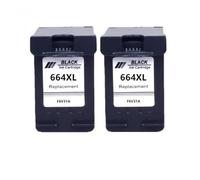 GSwReJ Compatible Ink Cartridge For 664 664XL For Deskjet 1115 2135 3635 2138 3636 3638 4535 4536 4538 4675 4676 4678 Series(2PCS BLACK)