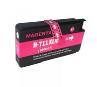 GSwReJ Compatible Ink Cartridge For 711XL 711 For DesignJet T120 T520 Printer(Magenta)