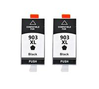 GSwReJ Compatible Ink Cartridge For 903 903XL 907 Replacement For OfficeJet Pro 6950 6960 6961 6970 6971 Printer(2BK)