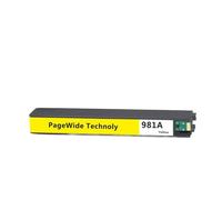 GSwReJ Compatible Ink Cartridge For 981 981A For PageWide Enterprise Color 556xh 586dn 586f E58650dn E55650 Inkjet Printers(1pcs- Yellow)