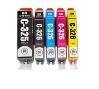 GSwReJ Compatible Ink Cartridge For BCI325 BCI326 Fits PIXUS IP4830 IP4930 IX6530 MG5130 MG5230 MG5330(1 Set 5 PCS)