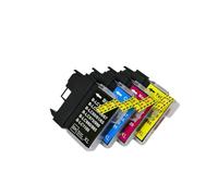 GSwReJ Compatible Ink Cartridge For DCP J140W J145C J165C J185C J195C J197C LC38 LC11 LC61 LC63 LC65 LC67 LC980 LC110(1SET)