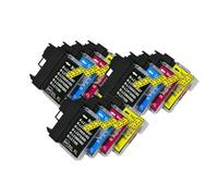 GSwReJ Compatible Ink Cartridge For DCP J140W J145C J165C J185C J195C J197C LC38 LC11 LC61 LC63 LC65 LC67 LC980 LC110(3SET)