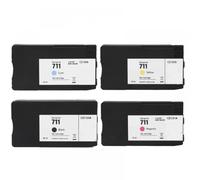 GSwReJ Compatible Ink Cartridge For DesignJet T120 T520 T530 711 Print Head Plotter(C M Y BK)