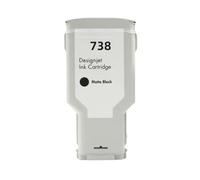 GSwReJ Compatible Ink Cartridge For DesignJet T950 T850 Printers Ink 738 676M6A 676M7A 676M8A 498N8A Color Inkjet(300ML - MBK)