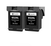 GSwReJ Compatible Ink Cartridge For Deskjet Printers 652 652XL Replacement For Models 1115 1118 2135 2136 2138 3635 3636 3638 3838 3835(2bk)