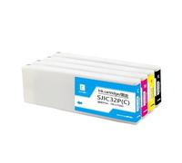 GSwReJ Compatible Ink Cartridge For Label Printer With Pigment Ink 300ML For TM-C7520G Model(4Color-1set)