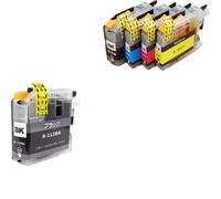 GSwReJ Compatible Ink Cartridge For LC113 Series For Use With Various MFC Printers(1 Set 4 PCS 1BK)