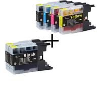 GSwReJ Compatible Ink Cartridge For LC12 LC40 LC71 Fits MFC-J6910CDW J6710CDW J5910CDW J825N(1 Set 4 PCS 2BK)